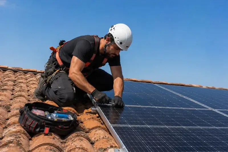 Maintenance et monitoring de panneaux solaires à Beauchalot